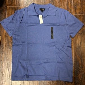 Banana Republic Factory Short Sleeve 
Cotton 
Blue
Large
